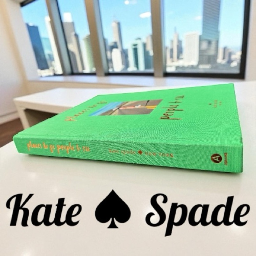 Kate Spade OUT OF PRINT “Places to Go People to See” Coffee Table Book